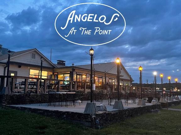 Angelo’s at the Point beside Douglas Lake